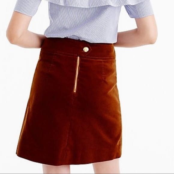 J. Crew Dresses & Skirts - J. Crew Mini skirt in corduroy Brown Size 8